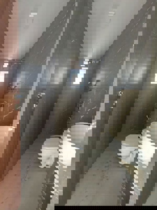 Bathroom in 3 BHK Apartment at Hubtown Seasons, Chembur – for Rent