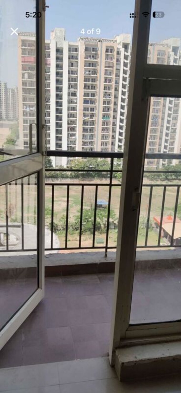 Balcony, aims-golf-city 3.5 Bedroom 1550 Sq.Ft. Apartment In Sector 75 Noida 10167007