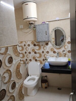 Bathroom in 4 BHK Apartment at Vasant Kunj – for Rent
