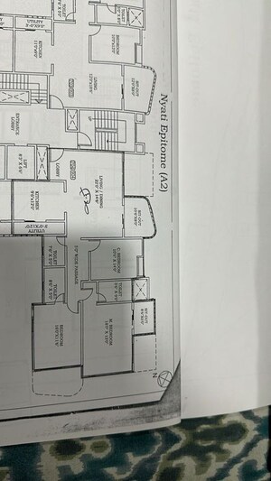 Floor Plan in 3 BHK Apartment at Nyati County – for Sale