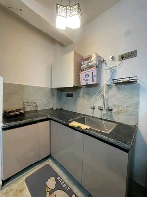 Kitchen in 1 BHK Apartment at Palm Residency Chhatarpur, Chattarpur – for Rent