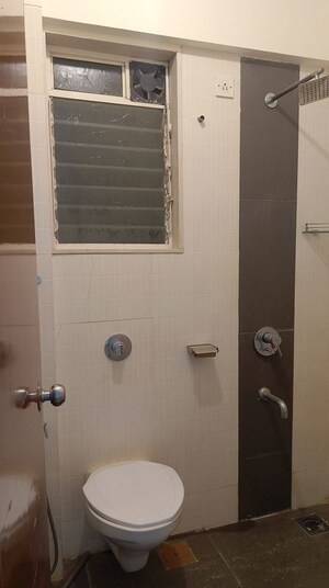 Bathroom in 3 BHK Apartment at Dosti Blossom, Wadala East – for Rent