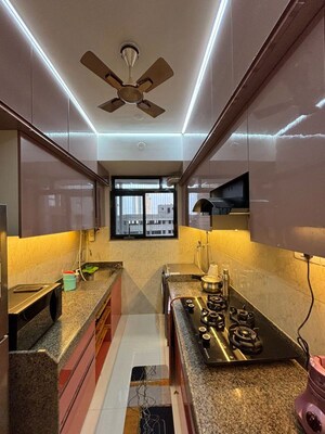 Living Room in 2 BHK Apartment at Sunteck Avenue 2, Goregaon West – for Rent