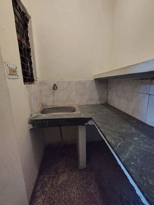Kitchen in 1 RK Apartment at Katwaria Sarai – for Rent