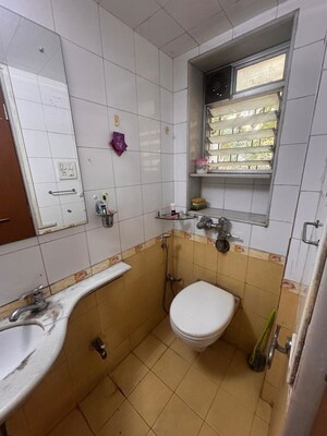 Bathroom in 2 BHK Apartment at Akshaya CHS Chedda Nagar, Chedda Nagar – for Rent