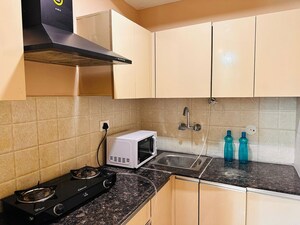Kitchen in 1 BHK Builder Floor at Sector 43 – for Rent