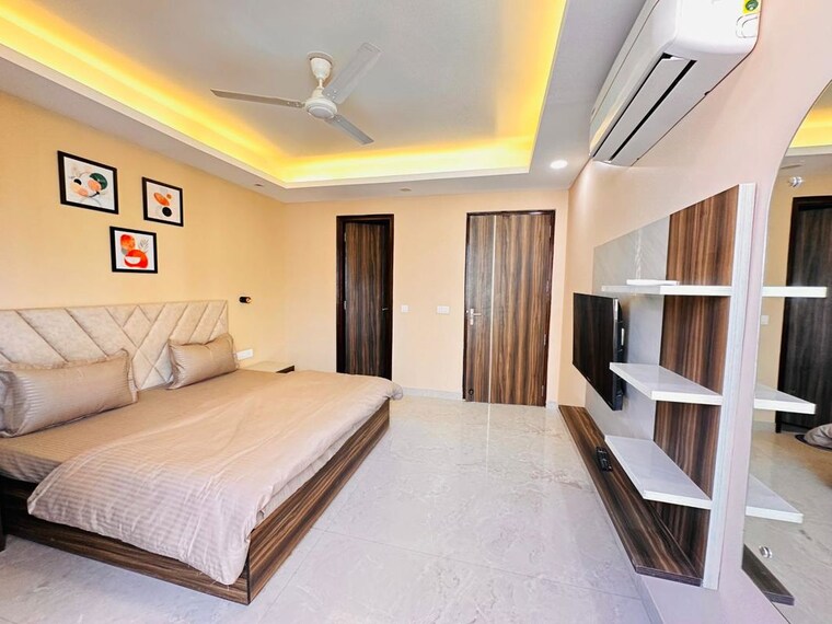 Bedroom, sector 43 1 Bedroom 730 Sq.Ft. Builder Floor In Sector 43 Gurgaon 10167156