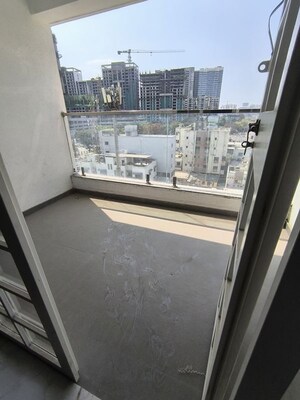 Balcony in 2 BHK Apartment at Avani 12th Avenue, Tathawade – for Rent