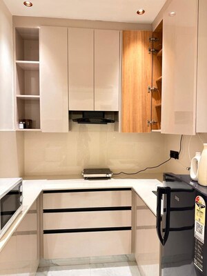 Kitchen in 1 BHK Builder Floor at Sector 38 – for Rent