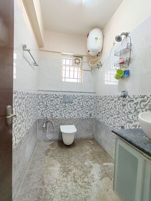 Bathroom in 3 BHK Apartment at BM Luxuria, Hsr Layout – for Rent