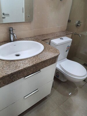 Bathroom in 3 BHK Apartment at Smart World Orchard, Sector 61 – for Rent
