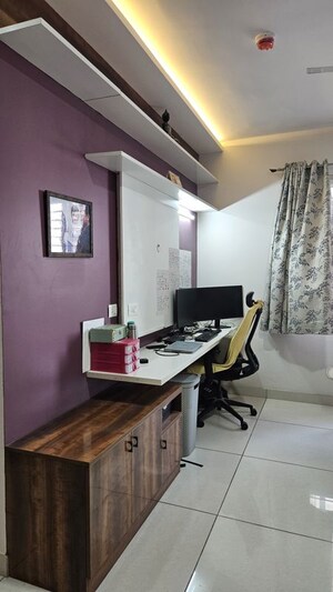 Team Area in 2 BHK Apartment at Prestige Lakeside Habitat, Varthur – for Rent