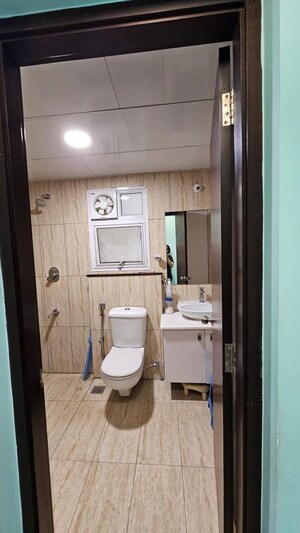 Bathroom in 2 BHK Apartment at Prestige Lakeside Habitat, Varthur – for Rent