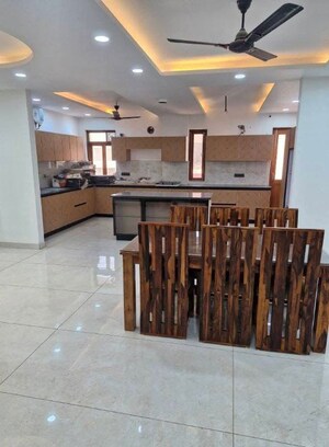 Dining area in 5 BHK Builder Floor at Sushant Lok 3, Sector 57 – for Rent