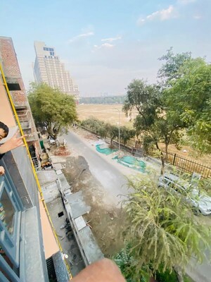 Balcony in 2 BHK Builder Floor at Alpha Ii Greater Noida – for Rent