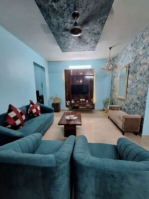 Living Room in 2 BHK Apartment at Royal Orange County, Rahatani – for Sale