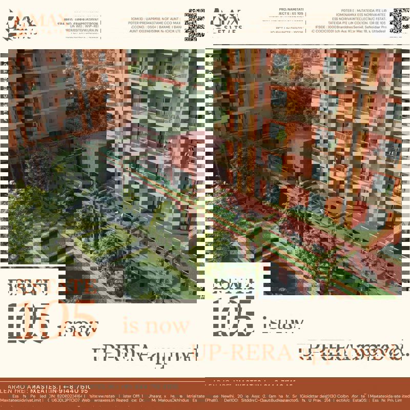 4 BHK + Extra Room 3754 Sq.Ft. Apartment in Max Estate 105