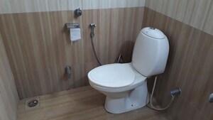 Bathroom in 2 BHK Apartment at SSD Sai Platinum, Pimple Saudagar – for Rent