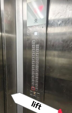 Building Lobby in 1 BHK Apartment at Parel – for Rent