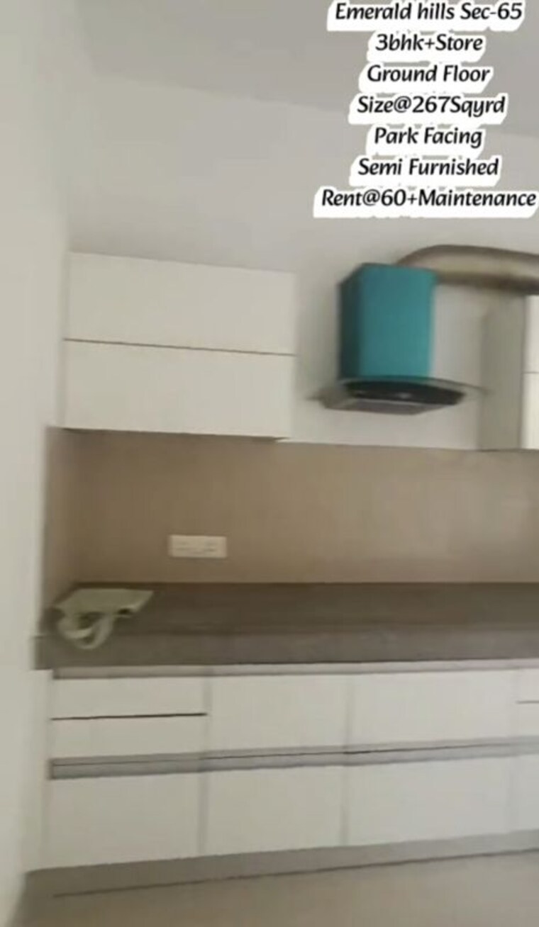 Kitchen, emaar-mgf-emerald-hills 3 Bedroom 1380 Sq.Ft. Apartment In Sector 65 Gurgaon 10167433