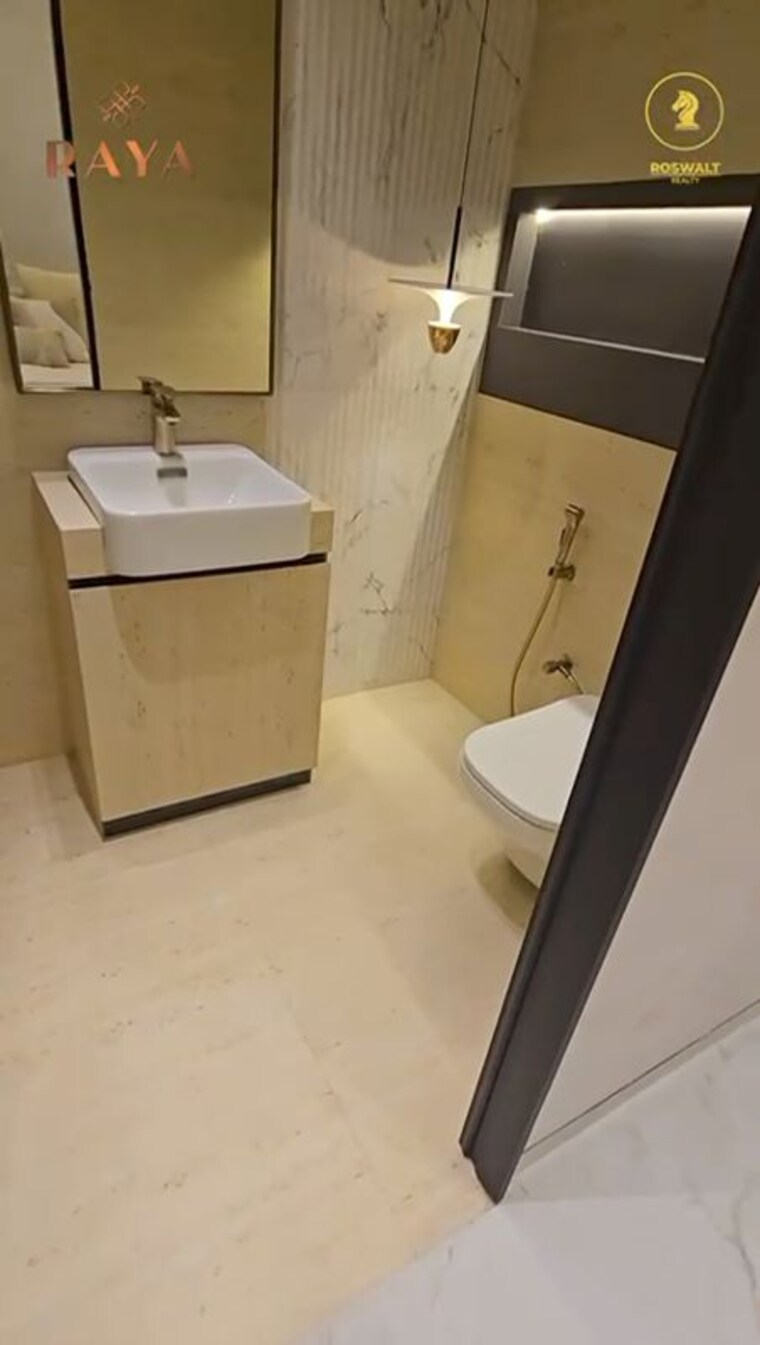 Bathroom, roswalt-raya 2 Bedroom 727 Sq.Ft. Apartment In Chembur Mumbai 10167506