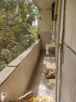 Balcony in 1 RK Builder Floor at East Of Kailash – for Rent