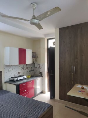 Kitchen in 1 RK Builder Floor at East Of Kailash – for Rent