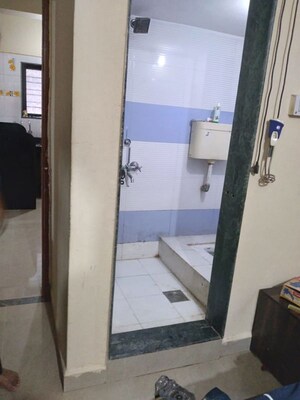 Bathroom in 2 BHK Builder Floor at Nilesh Angan, Ganesh Nagar – for Rent