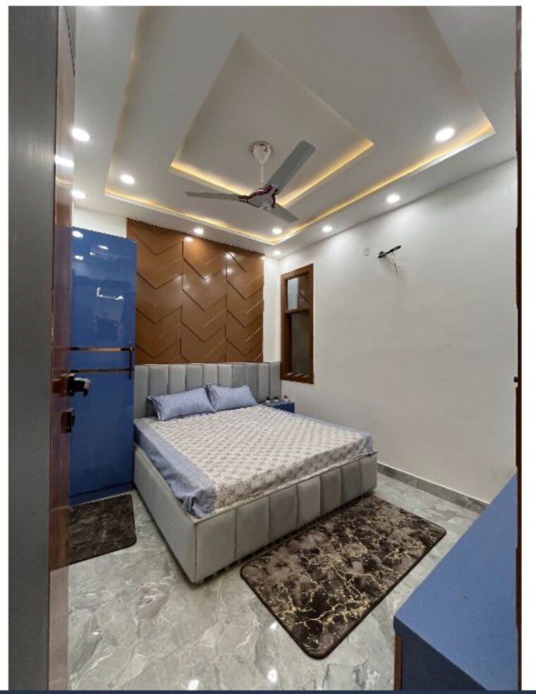 Bedroom, om-shanti-apartments-noida 2 Bedroom 1050 Sq.Ft. Builder Floor In Sector 49 Noida 10167517