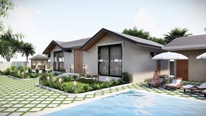 Swimming Pool in 3 BHK Independent House at Omaxe New Chandigarh, North Mullanpur – for Sale