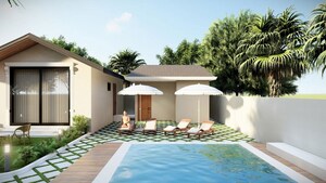 Swimming Pool in 3 BHK Independent House at Omaxe New Chandigarh, North Mullanpur – for Sale