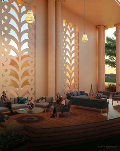 Living Room, paradise-sai-world-legend 2 Bedroom 784 Sq.Ft. Apartment In Kalyan West Thane 10167534