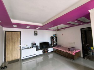 Living Room in 2 BHK Apartment at Soham Garden, Manpada – for Rent