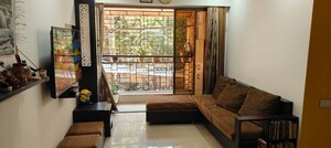 Living Room in 1 BHK Apartment at Shiv Sai Paradise, Majiwada – for Sale