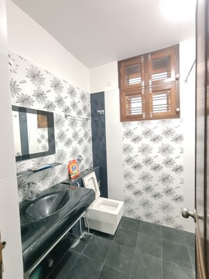 Staircase in 3 BHK Apartment at Hsr Layout – for Rent