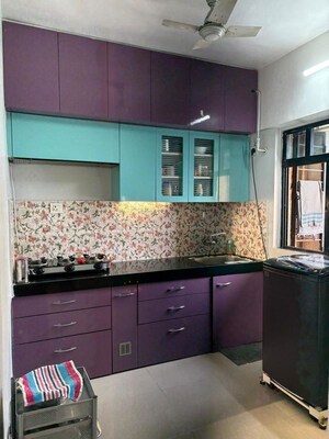 Kitchen in 1 BHK Apartment at Runwal Pearl, Manpada – for Sale