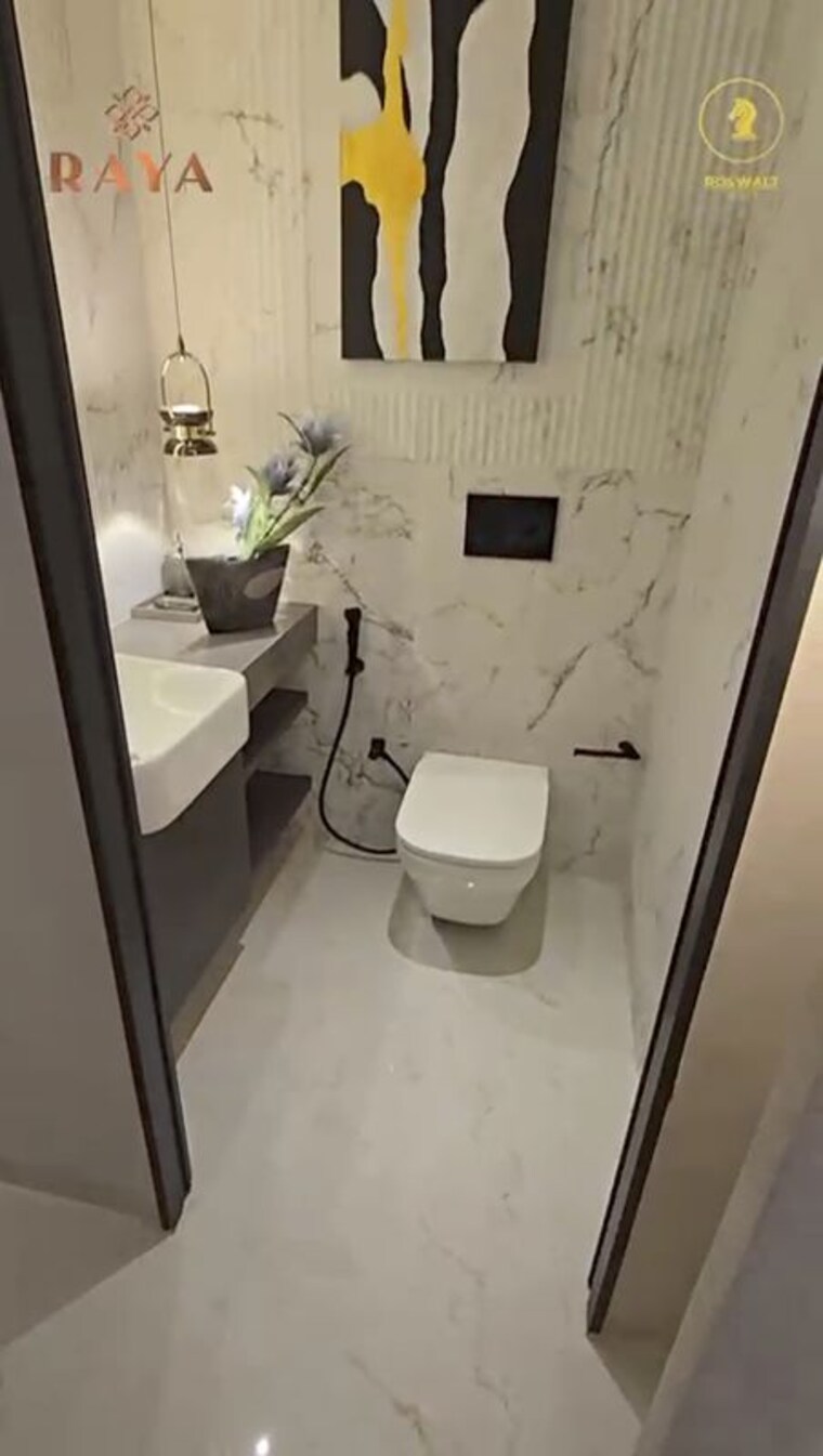 Bathroom, roswalt-raya 2 Bedroom 747 Sq.Ft. Apartment In Chembur Mumbai 10167578