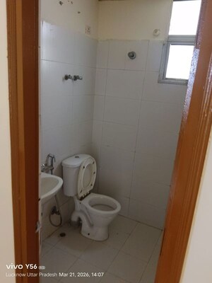 Bathroom in 3 BHK Apartment at Omaxe Residency, Gomti Nagar – for Rent