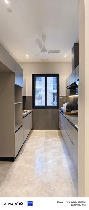 Kitchen in 3 BHK Builder Floor at East Of Kailash – for Sale