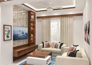 Living Room in 3 BHK Apartment at Nagla Road – for Sale