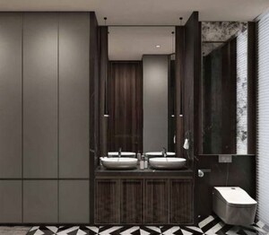 Bathroom in 6+ BHK Apartment at M3M Trump Tower, Sector 65 – for Sale