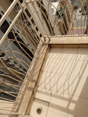 Staircase in 2 BHK Apartment at VVIP Homes, Gaur City 2 – for Rent