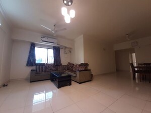 Living Room in 3 BHK Apartment at Sonigara Omega Paradise, Wakad – for Rent