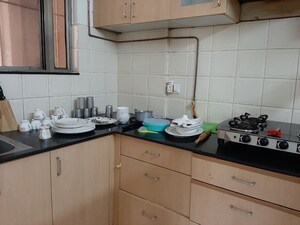 Kitchen in 3 BHK Apartment at Sonigara Omega Paradise, Wakad – for Rent