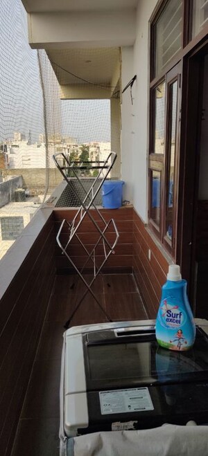 Balcony in 3 BHK Builder Floor at Vaishali Nagar – for Rent