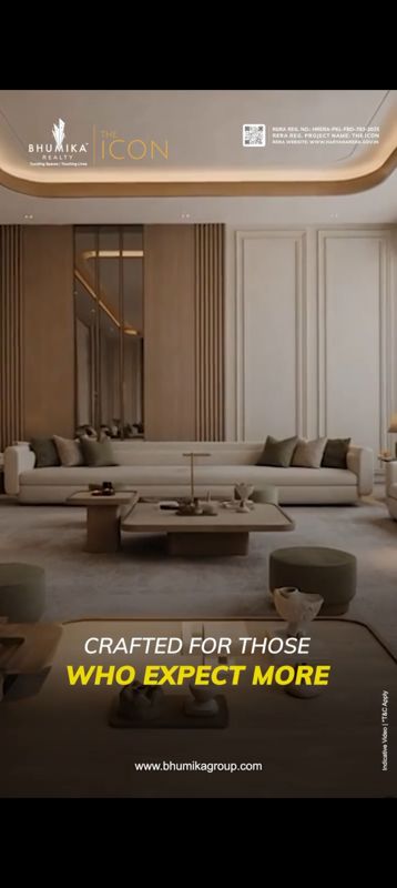 4 BHK + Pooja Room,Servant Room,Study Room 2650 Sq.Ft. Apartment in Bhumika The Icon