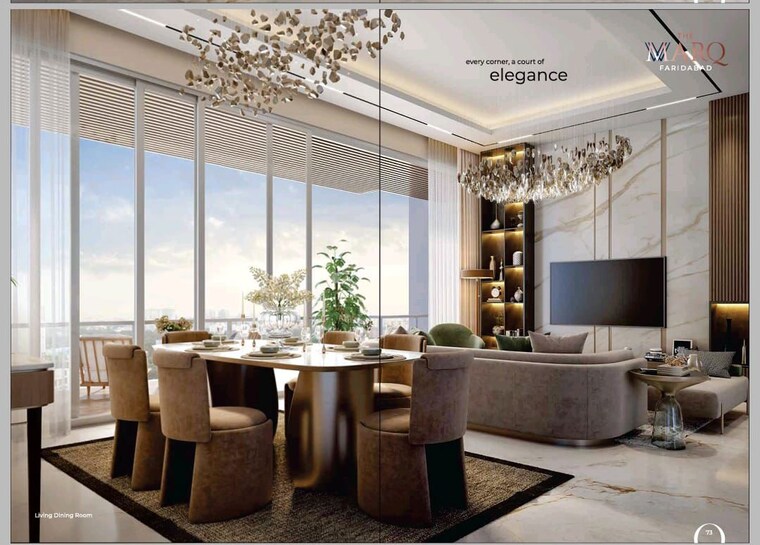 Living Room, sector 20 4 Bedroom 3100 Sq.Ft. Apartment In Sector 20 Faridabad 10166865