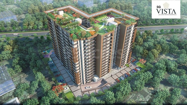 Exterior View, sg-vista 4 Bedroom 2895 Sq.Ft. Apartment In Raj Nagar Extension Ghaziabad 10167980