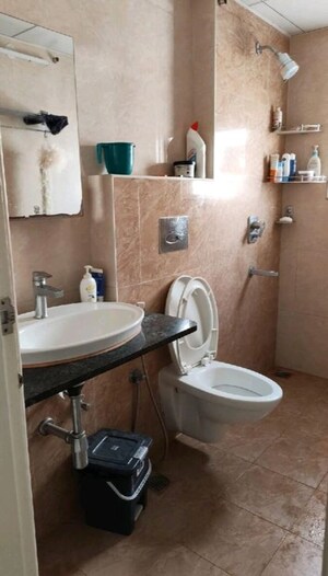 Bathroom in 2 BHK Apartment at Valmark Orchard Square, Jp Nagar – for Rent