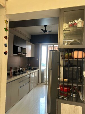 Kitchen in 2 BHK Apartment at Akshar Green World, Dighe – for Sale